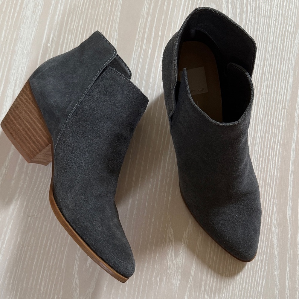 Dolce Vita Gray Ankle Boots for Women